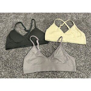 Blue55 lot of 3 ladies light weight bras M/L EUC